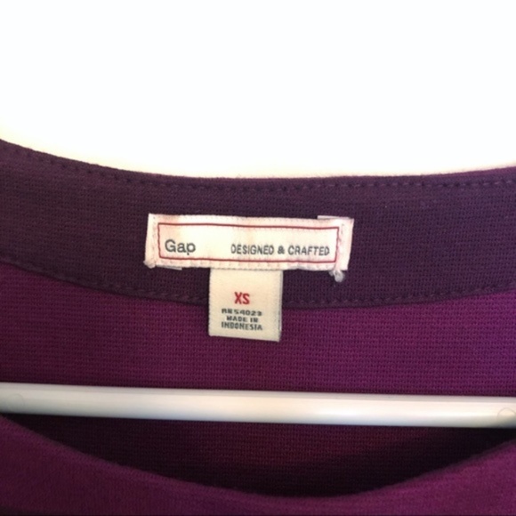 GAP Striped Purple Shift Dress - Picture 3 of 6